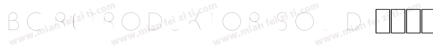 BC Retroduktor SOLID字体转换